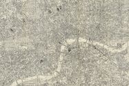 Large A-Z Historical Canvas Map Central London (Rolled Canvas - No Frame)