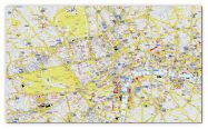 Huge A-Z Visitors' Map London (Canvas)