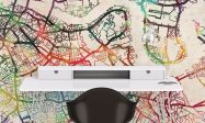 Wallpaper Watercolour Map of London