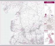 Blackpool Postcode Sector Map (Hanging bars)
