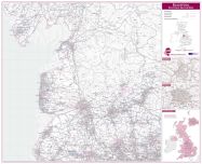 Blackpool Postcode Sector Map (Laminated)