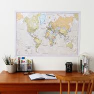 Medium Classic World Map (Laminated)