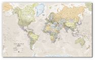 Small Classic World Map (Canvas)