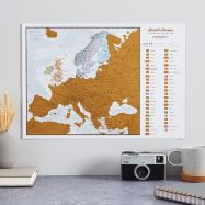 Scratch Europe Print A3 (Silk Art Paper)