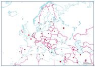 Deskmap - Europe Outline A3, pack of ten (Deskmap)