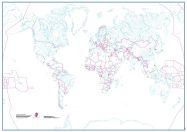 Deskmap - World Outline A3, pack of ten (Deskmap)