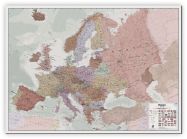 Large Executive Europe Wall Map Political (Canvas)