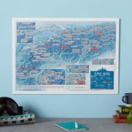 Scratch Off Alpine Skiing Print (Silk Art Paper)