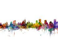 Ottawa Canada Watercolour Skyline