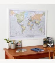 Personalised Classic World Map