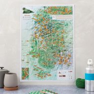 Scratch Off Peak District Rock Climbs Print