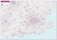 South East England Postcode District Map (Pinboard)