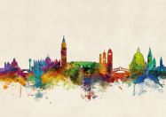 Venice Watercolour Skyline