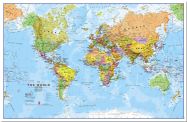 Small World Wall Map Political (Pinboard)