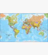 World Wall Map Political