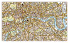 Huge A-Z Canvas London Street Map (Canvas)
