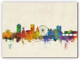 Extra Small Brighton City Skyline (Canvas)