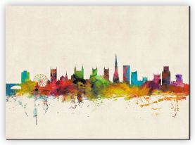 Extra Small Bristol City Skyline (Canvas)