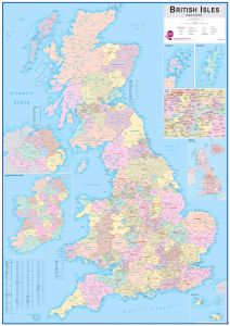 British Isles Administrative Map