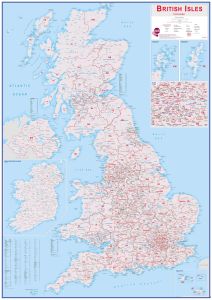 British Isles Postcode Map