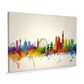 Extra Small London City Skyline (Canvas)