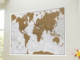 Scratch the World�� - French Language (Silk Art Paper - Pack of 2)