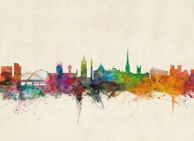 Newcastle City Skyline