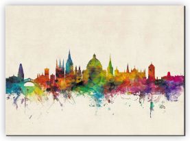 Extra Small Oxford City Skyline (Canvas)