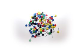 Pack of 100 assorted map pins (Other)