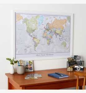 Personalised Classic World Map