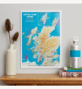 Scratch off Scottish Island Bagging Print