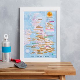 Scratch Off UK and Ireland Marathons Print