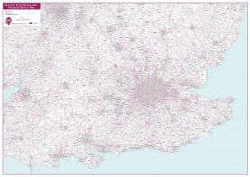 South East England Postcode District Map
