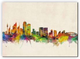 Extra Small Sydney City Skyline (Canvas)