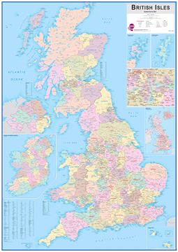 British Isles Administrative Map