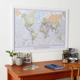 Personalised Classic World Map