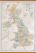 Large UK Classic Wall Map (Wooden hanging bars)
