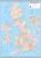 Large British Isles Administrative Map (Rolled Canvas with Hanging Bars)
