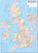 Large British Isles Administrative Map (Pinboard)