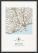 Personalised Postcode Map Print - White (Wood Frame - Black)