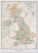 Large Personalised UK Classic Wall Map (Pinboard)