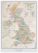 Large Personalised UK Classic Wall Map (Wood Frame - White)