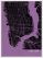 Small New York City Street Map Print Mauve (Wood Frame - White)