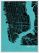 A3 New York City Street Map Print Turquoise (Wood Frame - White)