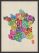 Medium Text Art Map of France (Wood Frame - Black)
