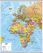 Europe Middle East Africa (EMEA) Political Map (Hanging bars)