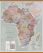 Huge Executive Africa political Wall Map (Wooden hanging bars)