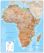 Africa Wall Map Physical