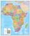 Large Africa Wall Map Political (Pinboard)