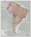 Large Executive South America Wall Map Political (Pinboard)